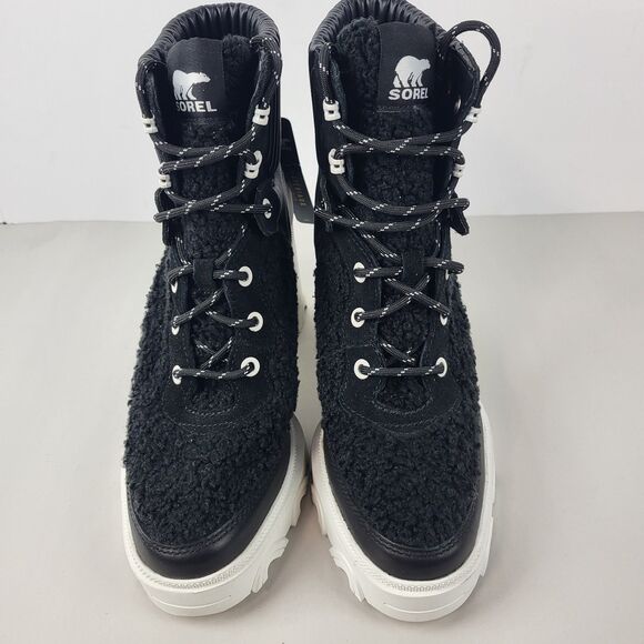 Sorel Brex Women's Sherpa Platform Boots Chunky Heel Lug size10 - Picture 10 of 14